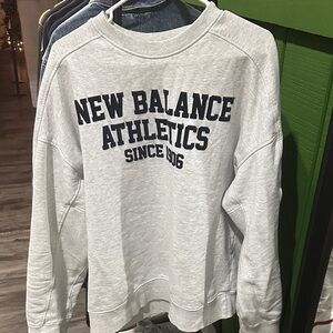 New Balance Heather Gray Men's Crewneck Sweatshirt